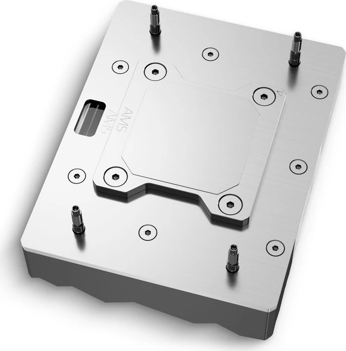 EK Water Blocks Quantum Line EK-Quantum Velocity² Edge D-RGB Silver Special Edition, AM5, Nickel Acryl