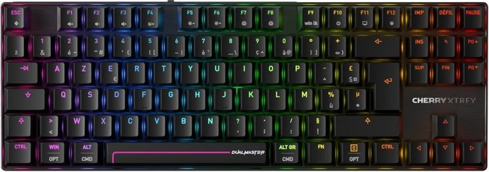 Cherry XTRFY MX 8.2 Pro TMR Wireless, schwarz, MK Crystal Magnetic, USB/Bluetooth, FR