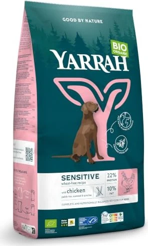 Yarrah Organic Sensitive Dry Dog Food, 2kg