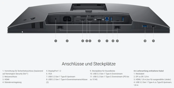 Dell P2225H, 21.5"
