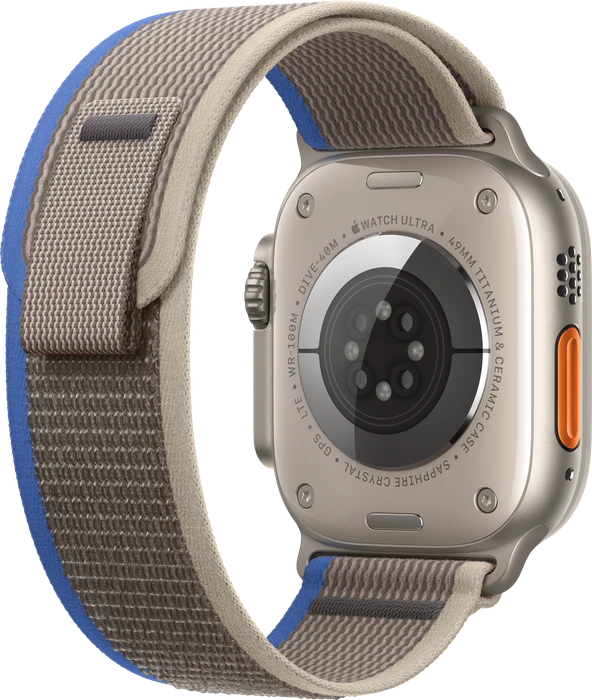Apple Trail Loop S/M für Apple Watch Ultra (49mm) blau/grau