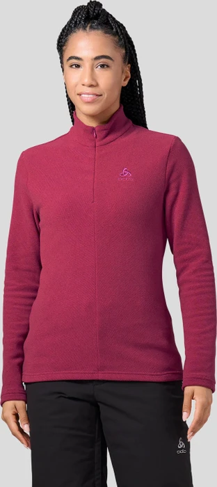 Odlo Roy Mid Funktionsshirt langarm festival fuchsia/raspberry fudge (Damen)