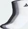 adidas Cushioned Sportswear Ankle Socken medium grey heather/white/black, 3 Paare Vorschaubild