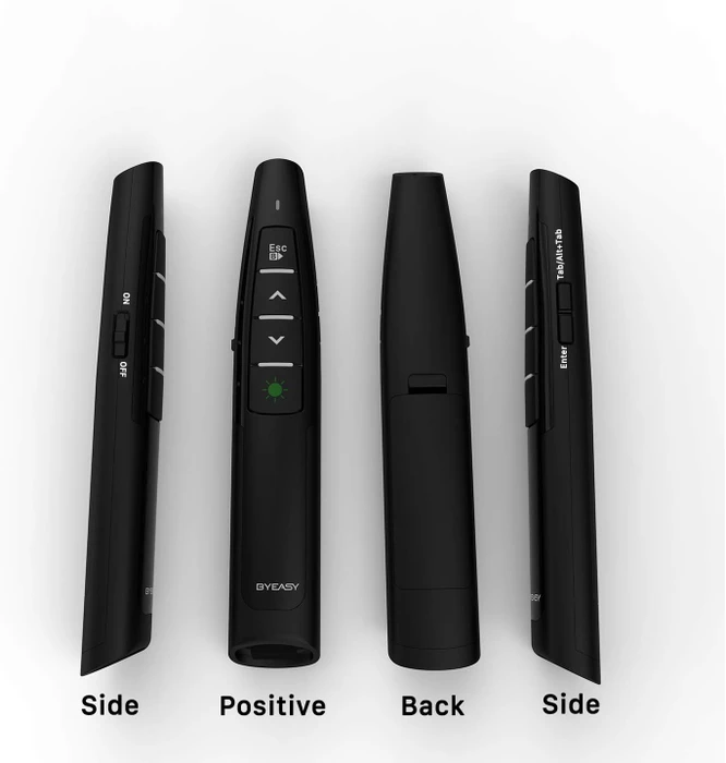 Byeasy P6100 Wireless Presenter with Green Laser