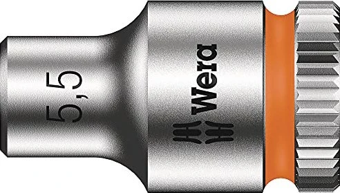Wera 8790 HMA Zyklop Außensechskant Steckschlüssel 1/4", 5.5x23mm