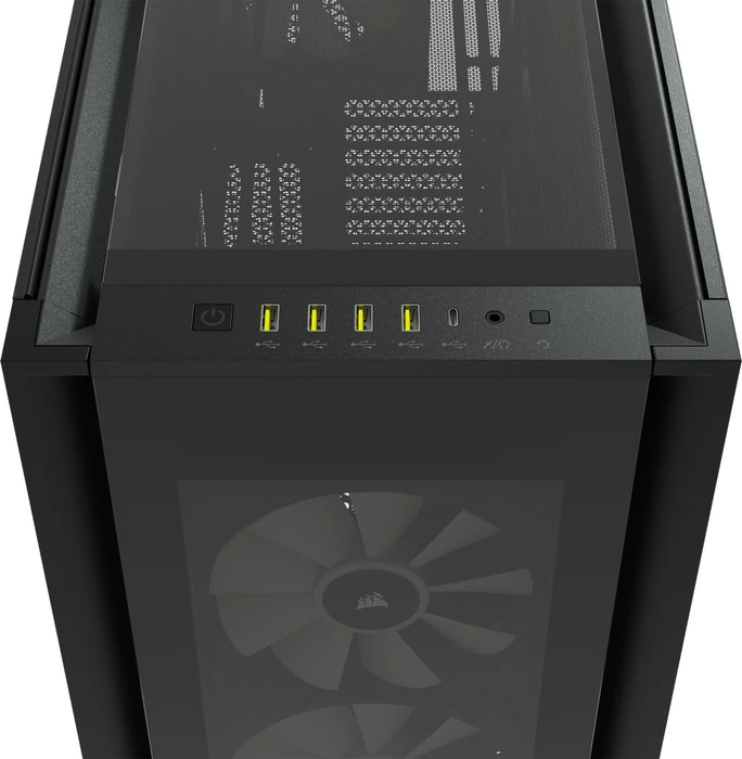 Corsair iCue 7000X RGB, schwarz, Glasfenster
