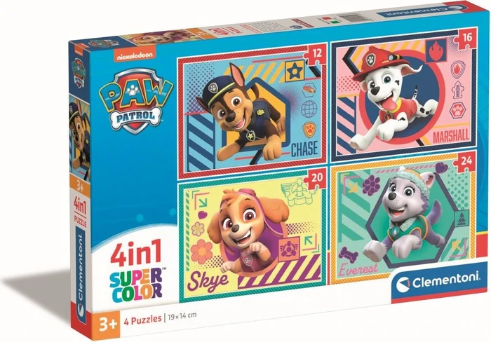 Clementoni Supercolor 4in1 Paw Patrol