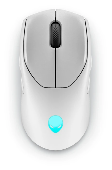 Dell Alienware AW720M Tri-Mode Wireless Gaming Mouse, Lunar Light, USB/Bluetooth