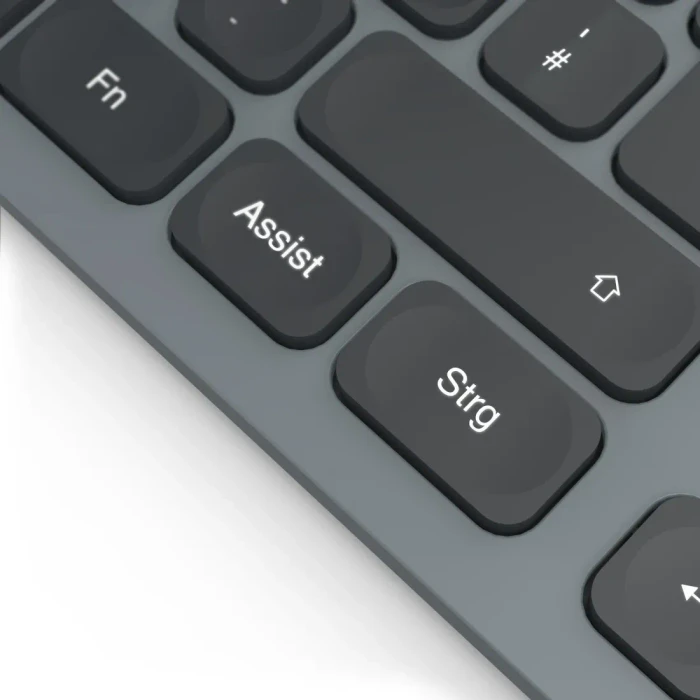 Hama CK-400 USB-Tastatur, schwarz/grau, LEDs weiß, USB, DE
