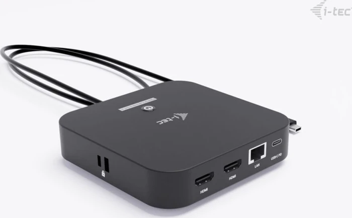 i-tec USB-C Dual HDMI Docking Station, USB PD 100W, USB-C 3.1 mit DisplayPort 1.4 [Stecker]