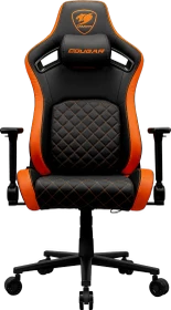 Cougar Defensor CGR-DFL-ORB Gamingstuhl, schwarz/orange