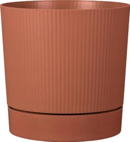 Scheurich Lino+ Pflanzgefäß 47cm siena red