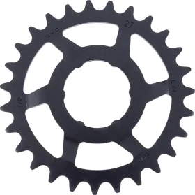 KMC Steck-Zahnkranz 27 Zähne für Shimano breit schwarz