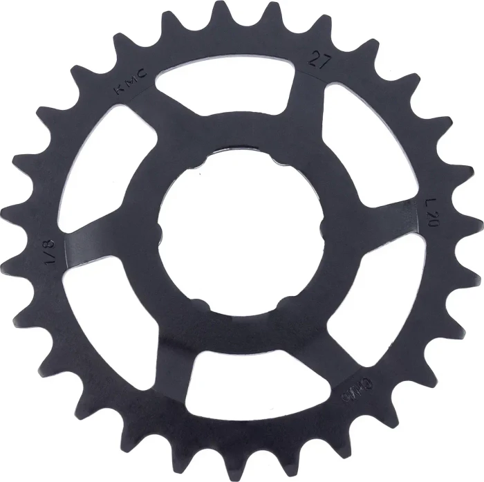 KMC Steck-Zahnkranz 27 Zähne für Shimano breit schwarz