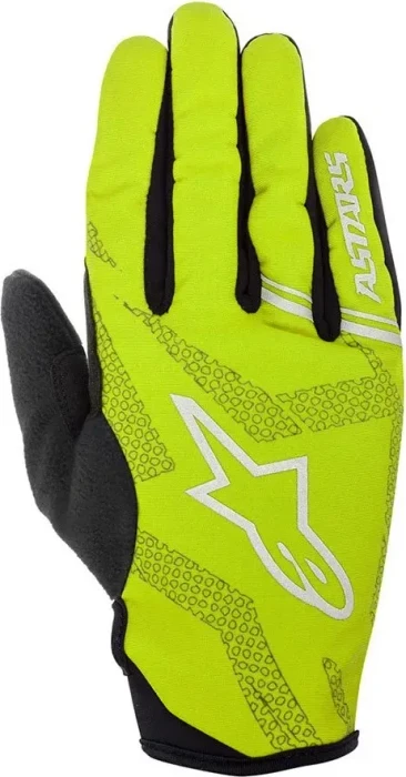 Alpinestars Stratus Fahrradhandschuhe yellow fluo/silber