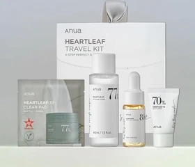 Anua Heartleaf Soothing Travel 2x Pads + Toner 40ml + Lotion 20ml + Serum 10ml Geschenkset