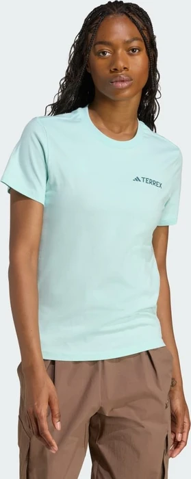 adidas Terrex Graphic T-Shirt kurzarm semi flash aqua (Damen)