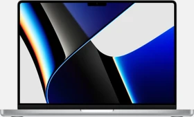 Apple MacBook Pro 14.2", silber, M1 Pro - 8 Core CPU / 14 Core GPU, 16GB RAM, 512GB SSD, DE [2021]