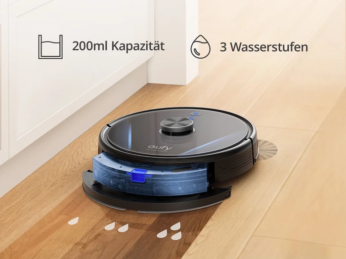 eufy LR30 Hybrid+ Saug-/Wischroboter schwarz inkl. Absaugstation