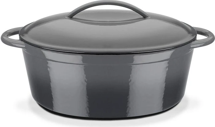 GSW Shadow Bräter oval 33x25cm 7l grau