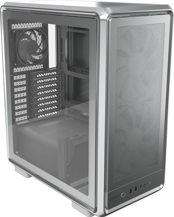 Cooler Master MasterFrame 500 Mesh, silber, Glasfenster