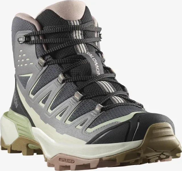 Salomon X Ultra 360 Edge Mid GTX nine iron/gull/lime cream (Damen)