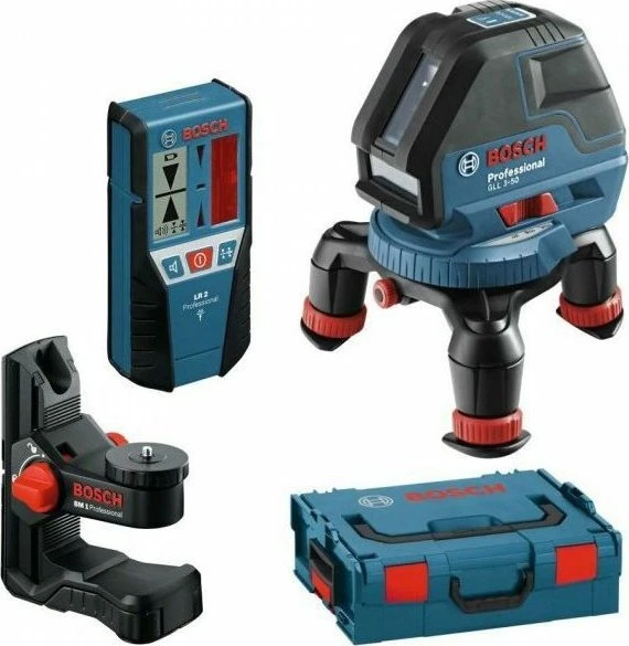 Bosch Professional GLL 3-50 Batterie-Linienlaser inkl. L-Boxx + Zubehör
