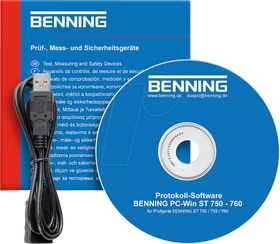 Benning Protokollsoftware ST 750-760 (deutsch) (PC) (047002)