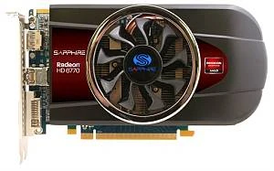 Sapphire Radeon HD 6770, 1GB GDDR5, DVI, HDMI, DP, lite retail