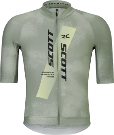 Scott RC Pro Trikot kurzarm spray grey/acid yellow (Herren)