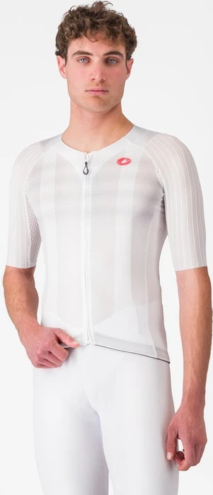Castelli Aero Race 8S Trikot kurzarm weiß (Herren)