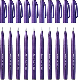 Pentel Brush Sign Pen SES15C violett, 10er-Pack