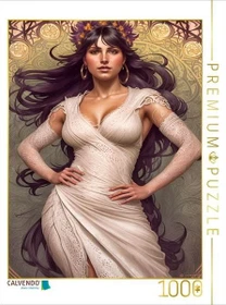 Calvendo Dieses einfärbige Kleid wirkt elegant und interessant auch durch die durchbrochenen Einsätze 48x64cm