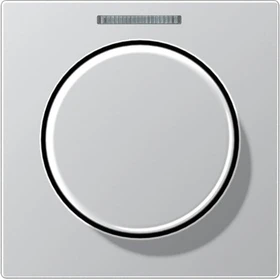 Jung Abdeckung mit Lichtleiter, aluminium
