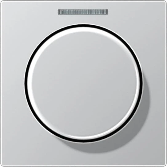 Jung Abdeckung mit Lichtleiter, aluminium