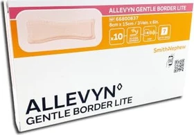 Smith & Nephew Allevyn Gentle Border Lite Schaumverband, 8 x 15cm, 10 Stück