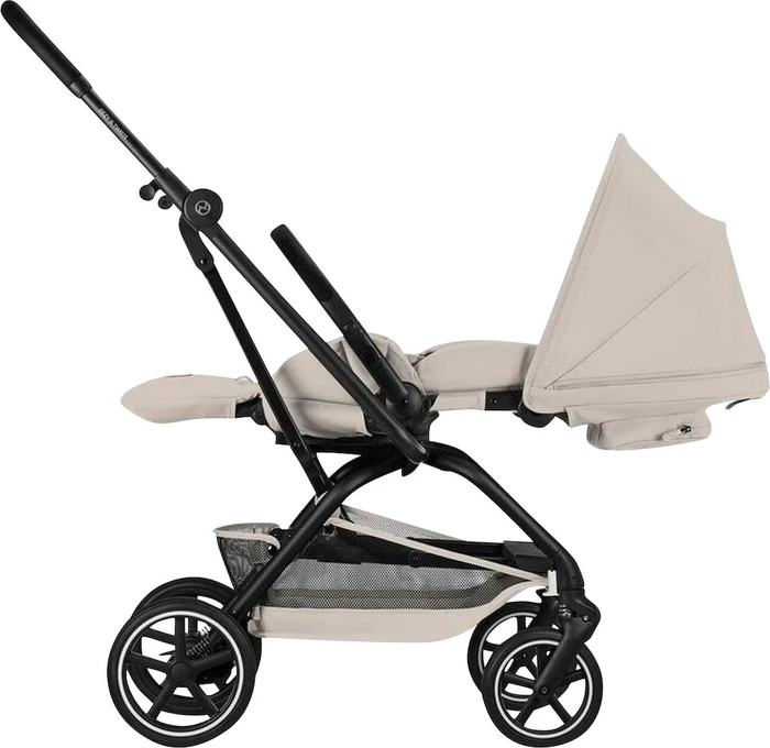 Cybex Eezy S Twist +2 Black Frame dune grey 2026