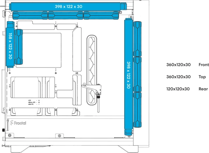 Fractal Design Summit Chalk White Solid