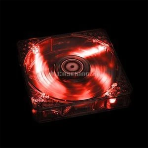 BitFenix Spectre Pro LED schwarz/rot, 140mm