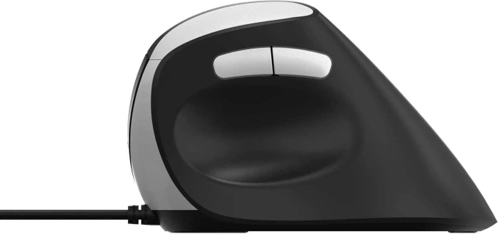 Rapoo EV200 Ergonomic Wired Mouse schwarz/silber, USB