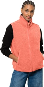 Jack Wolfskin High Curl Weste warm amber (Damen)