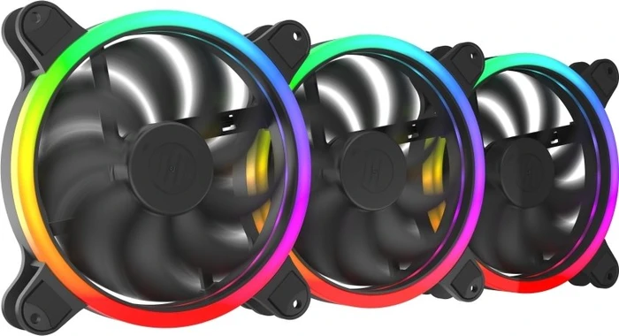 Endorfy SilentiumPC Corona HP EVO ARGB 140, LED-Steuerung, 140mm, 3er-Pack
