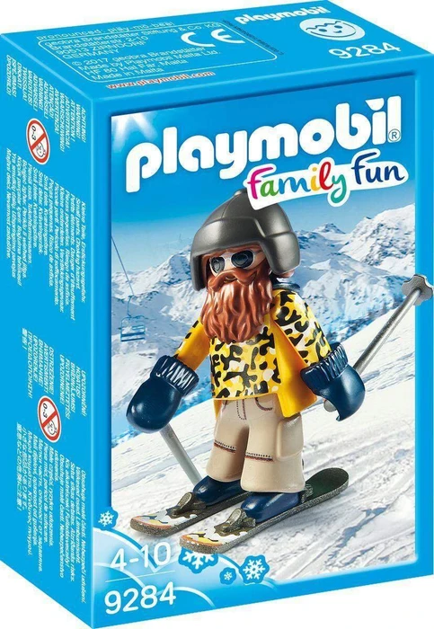 playmobil Family Fun Skifahrer mit Snowblades