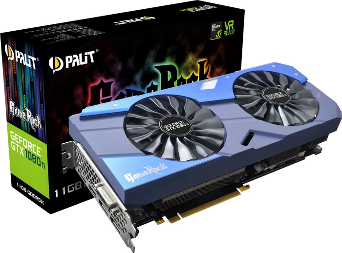 Palit GeForce GTX 1080 Ti GameRock, 11GB GDDR5X, DVI, HDMI, 3x DP