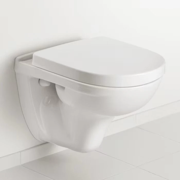 Villeroy & Boch O.novo Wand-Tiefspülklosett Compact Combi-Pack m. WC-Sitz