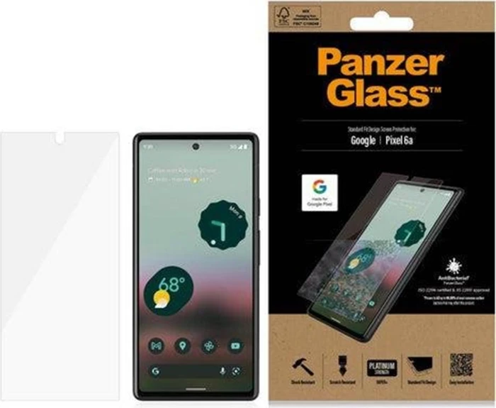 PanzerGlass Edge-to-Edge Case Friendly AntiBacterial für Google Pixel 6a schwarz