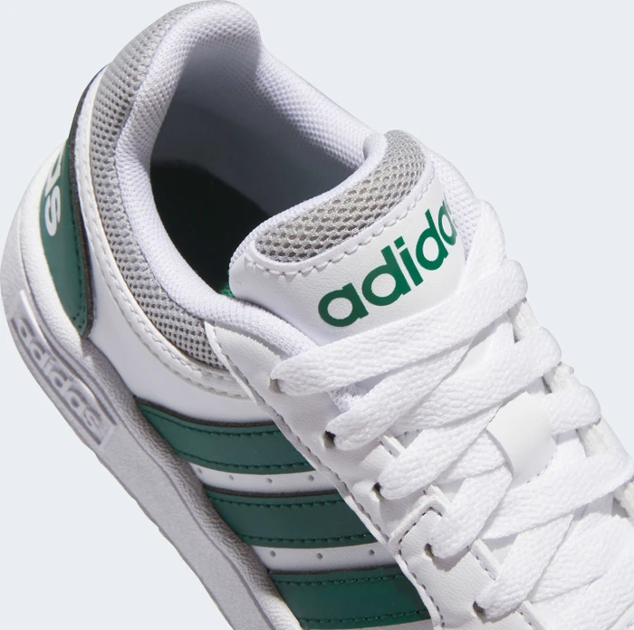 adidas Hoops 3.0 cloud white/collegiate green/grey two (Junior)