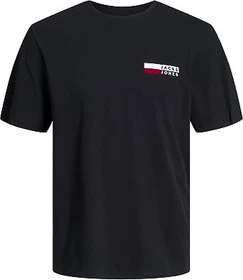 Jack & Jones Logo T-Shirt kurzarm black/small print (Herren)