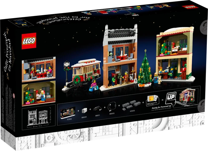 LEGO Icons - Weihnachtlich geschmückte Hauptstraße