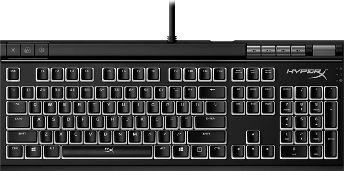 HP HyperX Alloy Elite 2, LEDs RGB, HyperX RED, USB, FR